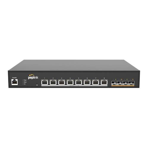 Peplink 8 Port PoE 10G Enterprise Switch