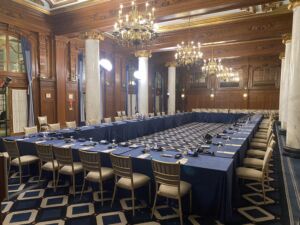 digital audio networking for high-profile meetings