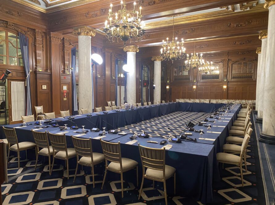 digital audio networking for high-profile meetings